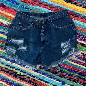 Wrangler Custom Made and Redone High Rise Shorts